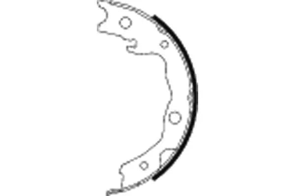 Mintex Parking Brake Shoes Set Of 4 Rear MFR601 - image 3