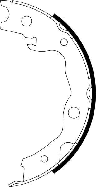 Mintex Parking Brake Shoes Set Of 4 Rear MFR601 - image 4