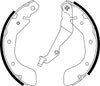 Mintex Brake Shoes Full Set Of 4 Rear With Handbrake Lever MFR604 thumbnail