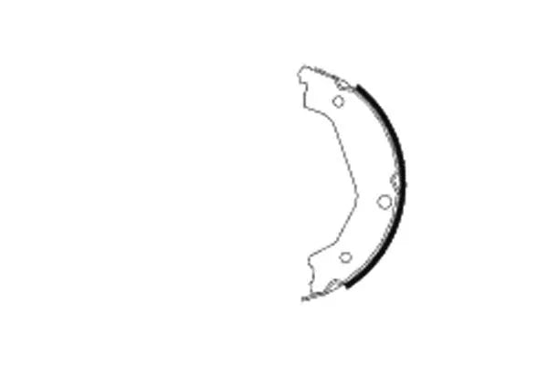 Mintex Parking Brake Shoes Set Of 4 Rear MFR614 - image 3