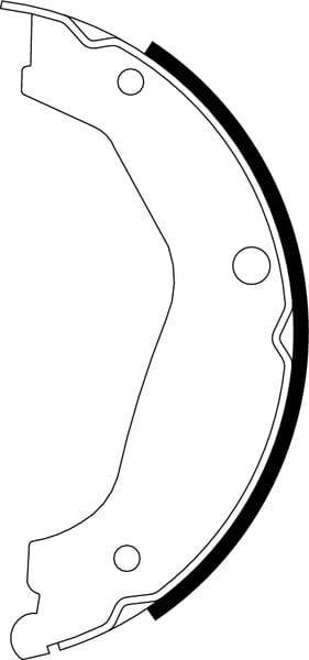 Mintex Parking Brake Shoes Set Of 4 Rear MFR622 - image 4