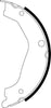 Mintex Parking Brake Shoes Set Of 4 Rear MFR622 thumbnail