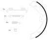Mintex Parking Brake Shoes Set Of 4 Rear MFR624 thumbnail