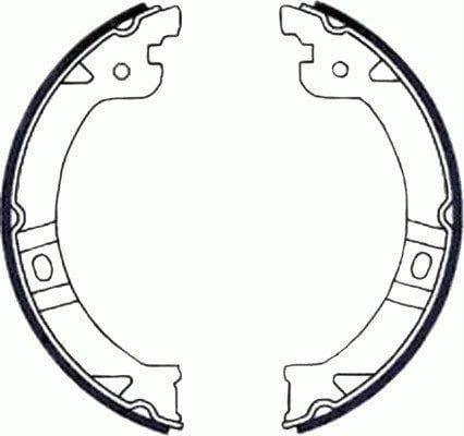 Mintex Parking Brake Shoes Set Of 4 Rear MFR643 - image 4