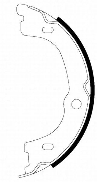 Mintex Parking Brake Shoes Set Of 4 Rear MFR657 - image 3