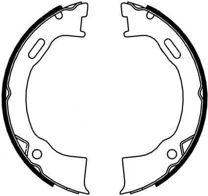 Mintex Parking Brake Shoes Set Of 4 Rear MFR674 - image 4