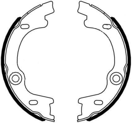 Mintex Parking Brake Shoes Set Of 4 Rear MFR676 - image 3