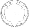 Mintex Parking Brake Shoes Set Of 4 Rear MFR683 thumbnail