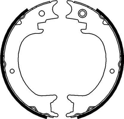 Mintex Parking Brake Shoes Set Of 4 Rear MFR685 - image 3