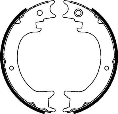 Mintex Parking Brake Shoes Set Of 4 Rear MFR685 - image 4
