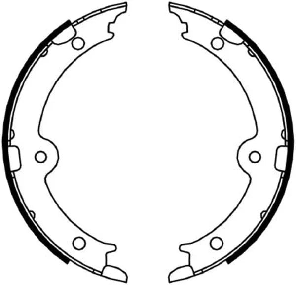 Mintex Parking Brake Shoes Set Of 4 Rear MFR688 - image 4