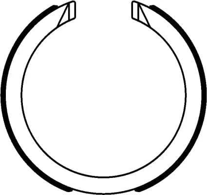 Mintex Parking Brake Shoes Set Of 4 Rear MFR697 - image 3