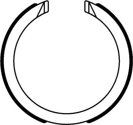 Mintex Parking Brake Shoes Set Of 4 Rear MFR697 - image 4