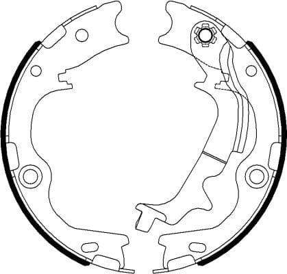Mintex Parking Brake Shoes Set Of 4 Rear MFR704 - image 4