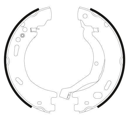 Mintex Parking Brake Shoes Set Of 4 Rear MFR712 - image 3