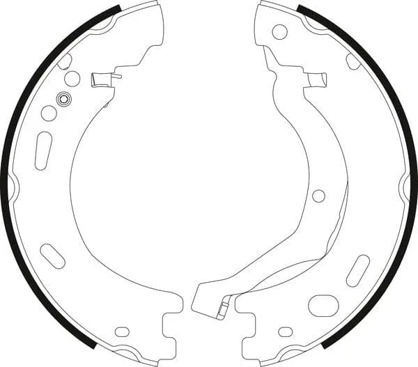 Mintex Parking Brake Shoes Set Of 4 Rear MFR712 - image 4