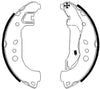 Mintex Brake Shoes Full Set Of 4 Rear With Handbrake Lever MFR718 thumbnail