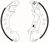 Mintex Brake Shoes Full Set Of 4 Rear With Handbrake Lever MFR725 thumbnail