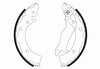 Mintex Brake Shoes Full Set Of 4 Rear With Handbrake Lever MFR726 thumbnail