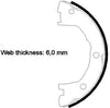 Mintex Parking Brake Shoes Set Of 4 Rear MFR729 thumbnail