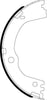 Mintex Parking Brake Shoes Set Of 4 Rear MFR742 thumbnail