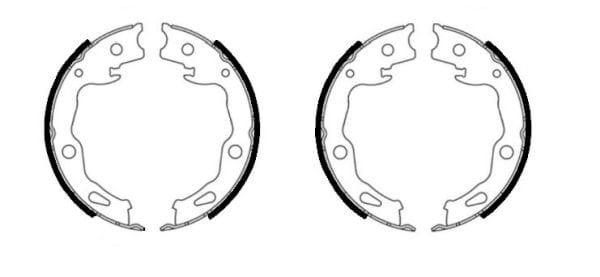 Mintex Parking Brake Shoes Set Of 4 Rear MFR764 - image 3