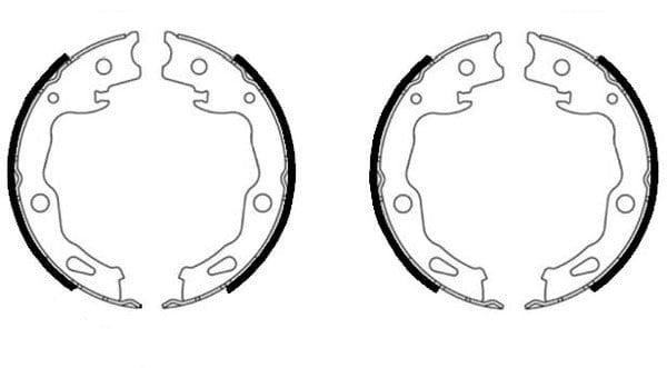 Mintex Parking Brake Shoes Set Of 4 Rear MFR764 - image 4