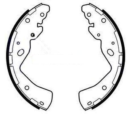 Mintex Brake Shoes Set Brake Shoes Full Set Of 4 Rear MFR772 - image 3
