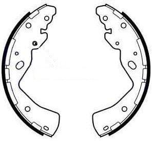 Mintex Brake Shoes Set Brake Shoes Full Set Of 4 Rear MFR772 - image 4