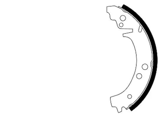 Mintex Brake Shoes Set Brake Shoes Full Set Of 4 Rear MFR95 - image 3