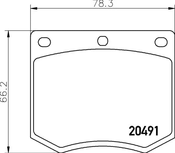 Mintex Brake Pads Set Brake Pads Full Set Of 4 Front MGB633 - image 4