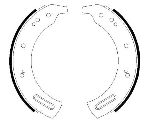 Mintex Brake Shoes Set Brake Shoes Full Set Of 4 Front MGR60 - image 3