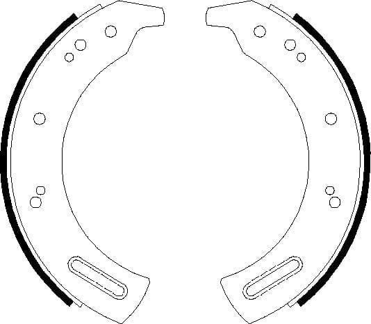 Mintex Brake Shoes Set Brake Shoes Full Set Of 4 Front MGR60 - image 4