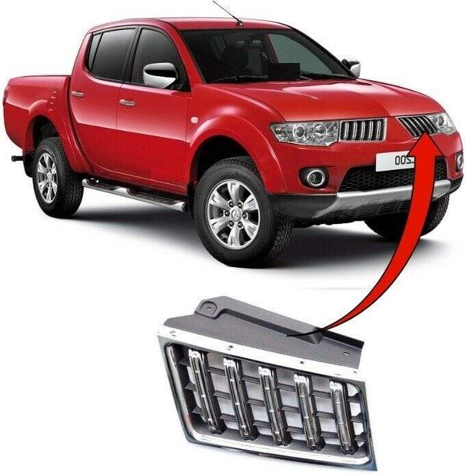 Mitsubishi L200 2010-2012 Front Main Grille Chrome Moulding Passenger Side