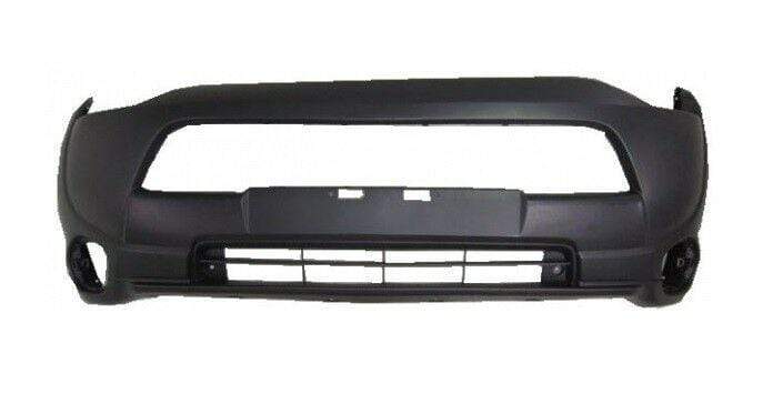 Mitsubishi Outlander 2013-2015 Front Bumper Primed With Fog Lamp Holes No Sensor Holes