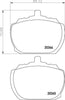 Mintex Brake Pads Set Brake Pads Full Set Of 4 Front MLB40 thumbnail