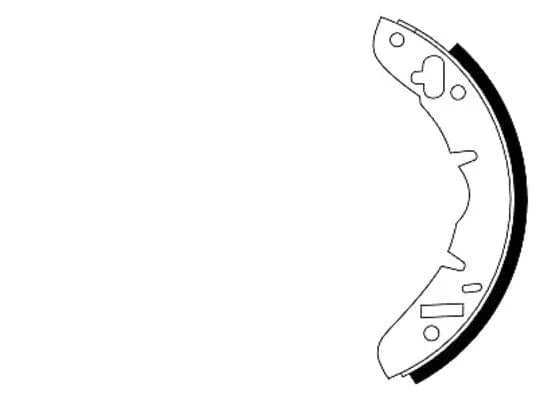 Mintex Brake Shoes Set Brake Shoes Full Set Of 4 Front MLR17 - image 3
