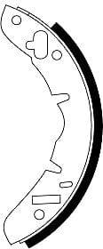 Mintex Brake Shoes Set Brake Shoes Full Set Of 4 Front MLR17 - image 4