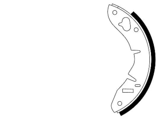 Mintex Brake Shoes Full Set Of 4 Rear With Wheel Brake Cylinder Not Pre-Mounted MSK004 - image 3