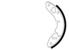 Mintex Brake Shoes Full Set Of 4 Rear With Wheel Brake Cylinder Not Pre-Mounted MSK004 thumbnail
