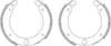 Mintex Brake Shoes Full Set Of 4 Rear With Wheel Brake Cylinder Not Pre-Mounted MSK038 thumbnail