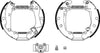 Mintex Brake Shoes Full Set Of 4 Rear With Wheel Brake Cylinder With Adjuster Pre-Assembled MSP017 thumbnail