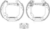 Mintex Brake Shoes Full Set Of 4 Rear With Wheel Brake Cylinder With Adjuster Pre-Assembled MSP018 thumbnail