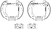 Mintex Brake Shoes Full Set Of 4 Rear With Wheel Brake Cylinder With Adjuster Pre-Assembled MSP030 thumbnail