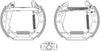 Mintex Brake Shoes Full Set Of 4 Rear With Wheel Brake Cylinder With Adjuster Pre-Assembled MSP046 thumbnail