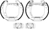 Mintex Brake Shoes Full Set Of 4 Rear With Wheel Brake Cylinder With Adjuster Pre-Assembled MSP075 thumbnail