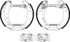Mintex Brake Shoes Full Set Of 4 Rear With Wheel Brake Cylinder With Adjuster Pre-Assembled MSP079 thumbnail