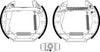 Mintex Brake Shoes Full Set Of 4 Rear With Wheel Brake Cylinder With Adjuster Pre-Assembled MSP099 thumbnail