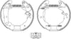 Mintex Brake Shoes Full Set Of 4 Rear With Wheel Brake Cylinder With Adjuster Pre-Assembled MSP113 thumbnail