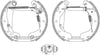 Mintex Brake Shoes Full Set Of 4 Rear With Wheel Brake Cylinder With Adjuster Pre-Assembled MSP122 thumbnail